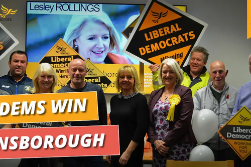 Big win for the Liberal Democrats in Gainsborough