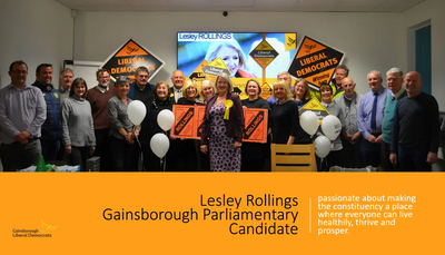 Lesley Rollings candidacy for Gainsborough Parliamentary Election